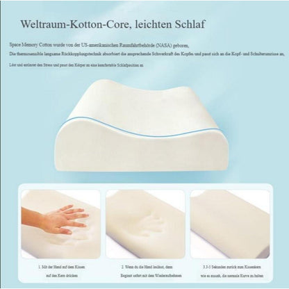 Kinder Kopfkissen Ergonomisch Hund 60x40 cm