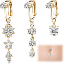 Fake Bauchnabelpiercing Chirurgenstahl Kristall