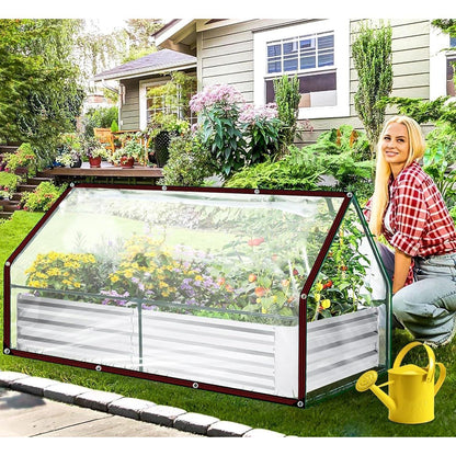 Transparente Abdeckplane 2.5x6m mit Ösen – Wasserdicht & Wetterfest