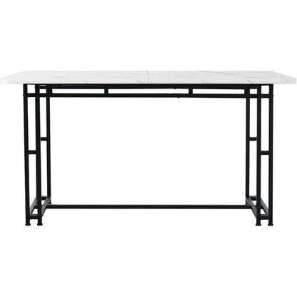 Esstisch Set Schwarz mit 4 Stühlen – Modernes Esszimmer