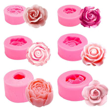 3D Silikonformen Blumen – Set für Kerzen, Schokolade & mehr