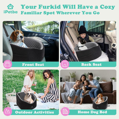 Hunde Autositz für Kleine Hunde – Crash-Schutz & Komfort