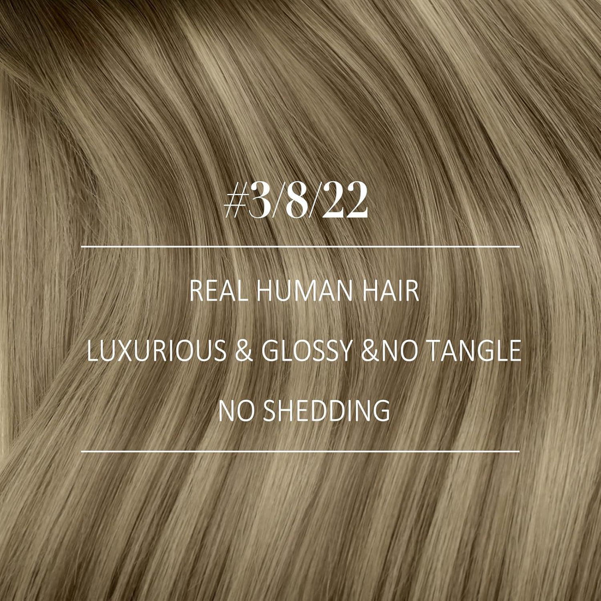 Echthaar Tressen Balayage Braun Blond 60cm Weft Extensions