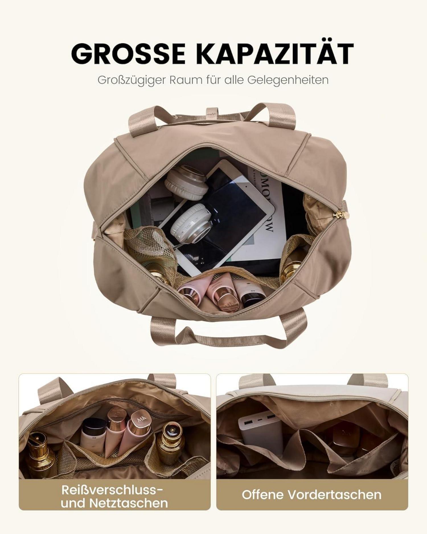 Ryanair Handgepäck Erweiterbar Faltbar Reisetasche 40x20x25 Carry On Luggage