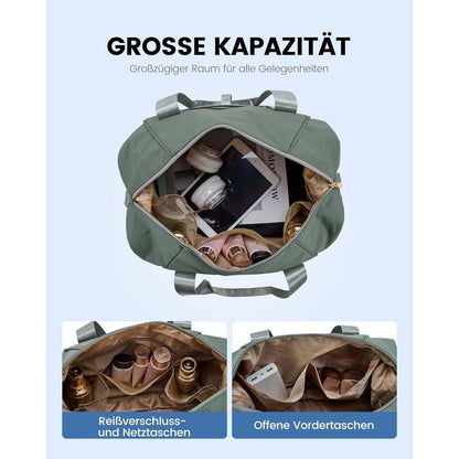 Ryanair Handgepäck 40x20x25 Erweiterbare Reisetasche Grün
