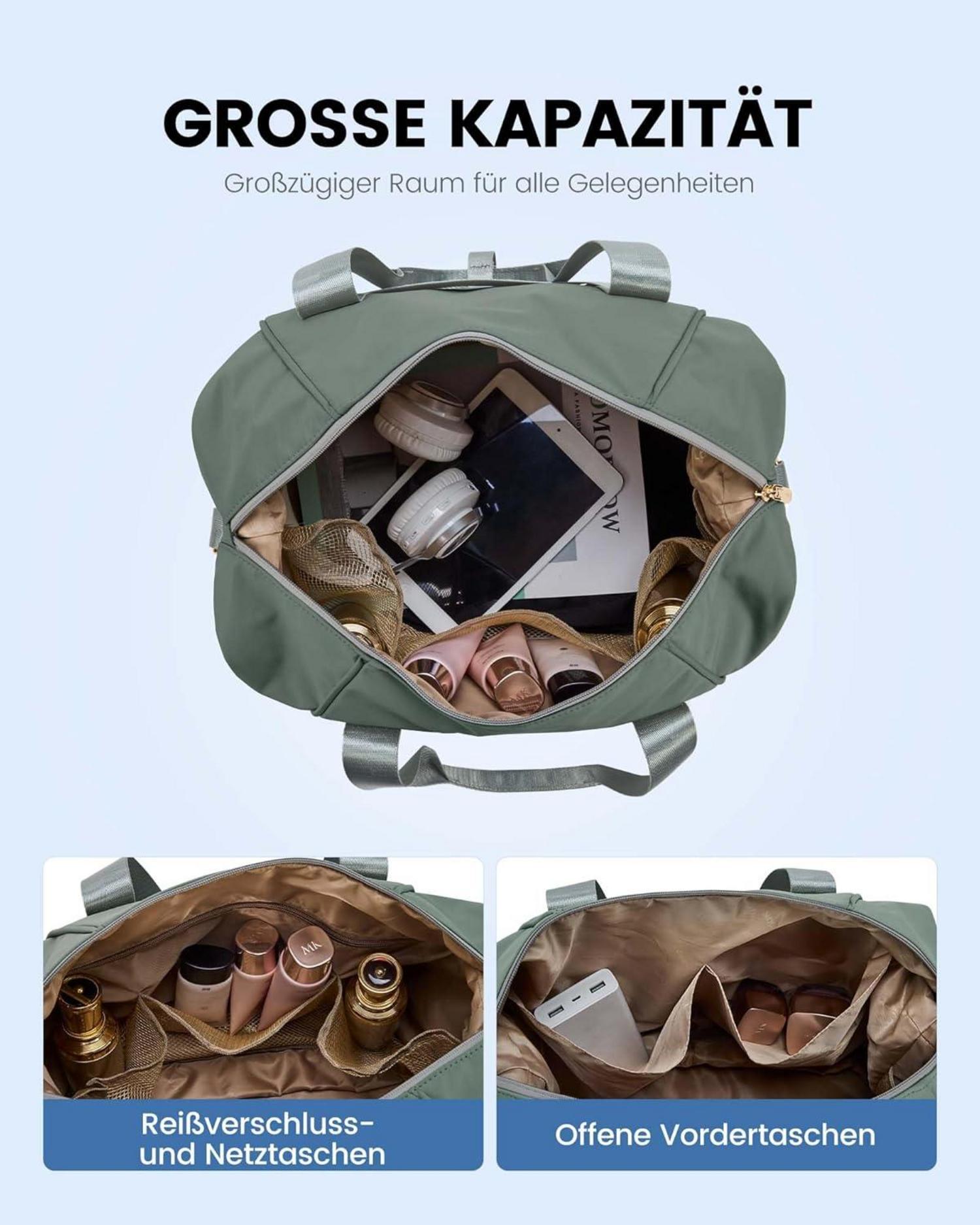 Handgepäck Tasche 40x20x25 erweiterbar Carry On für Flugzeug