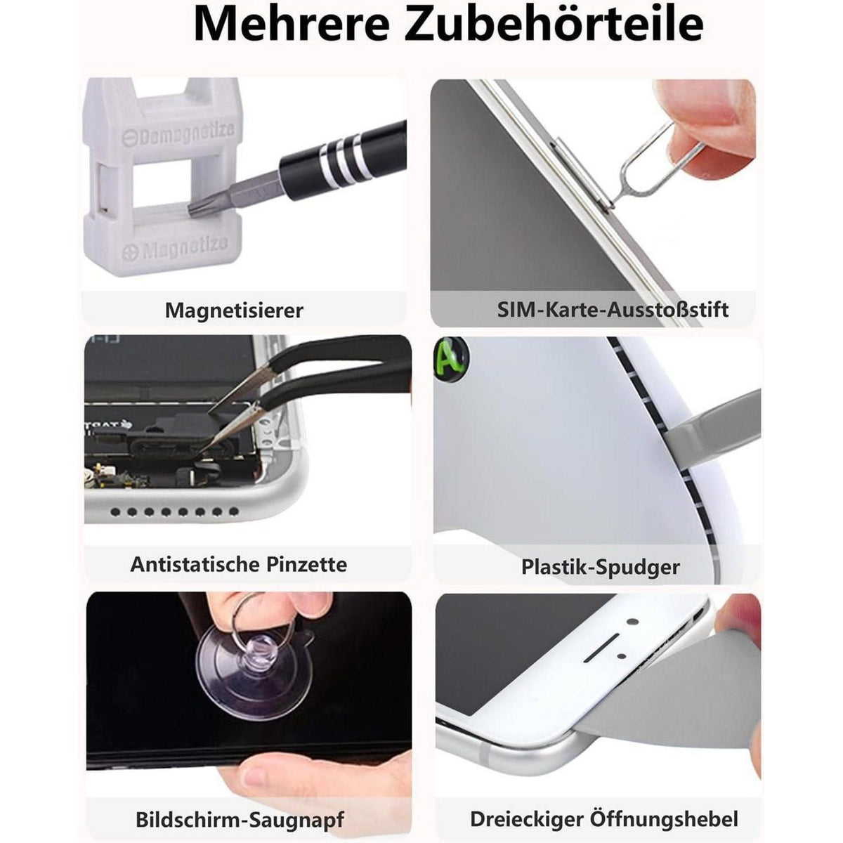 Präzisions-Schraubendreher-Set 122-teilig für Elektronikreparatur