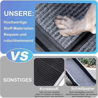 Hundetreppe Auto 180cm – Faltbar & Rutschfest für Große Hunde