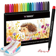 Textilstifte Set 20 Farben – Waschmaschinenfest & Feinspitze