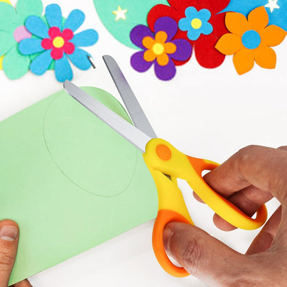 Kinder Sicherheitsschere Set mit Soft-Grip, abgerundete Spitzen