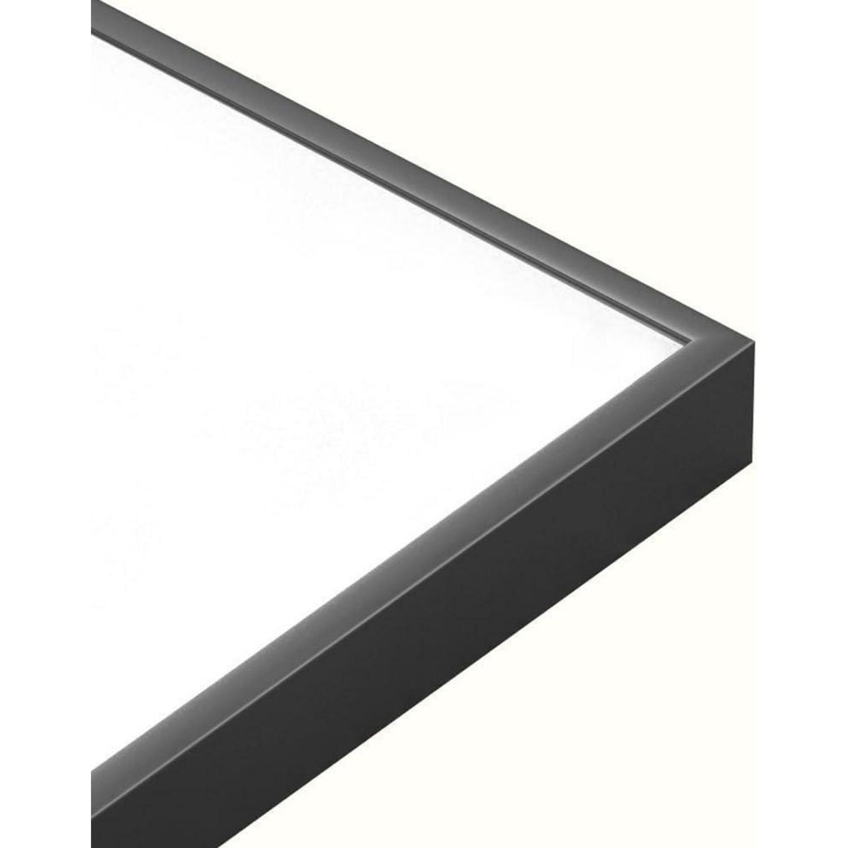 Ganzkörperspiegel Bogen Schwarz – 165x60cm, Metallrahmen & Ständer