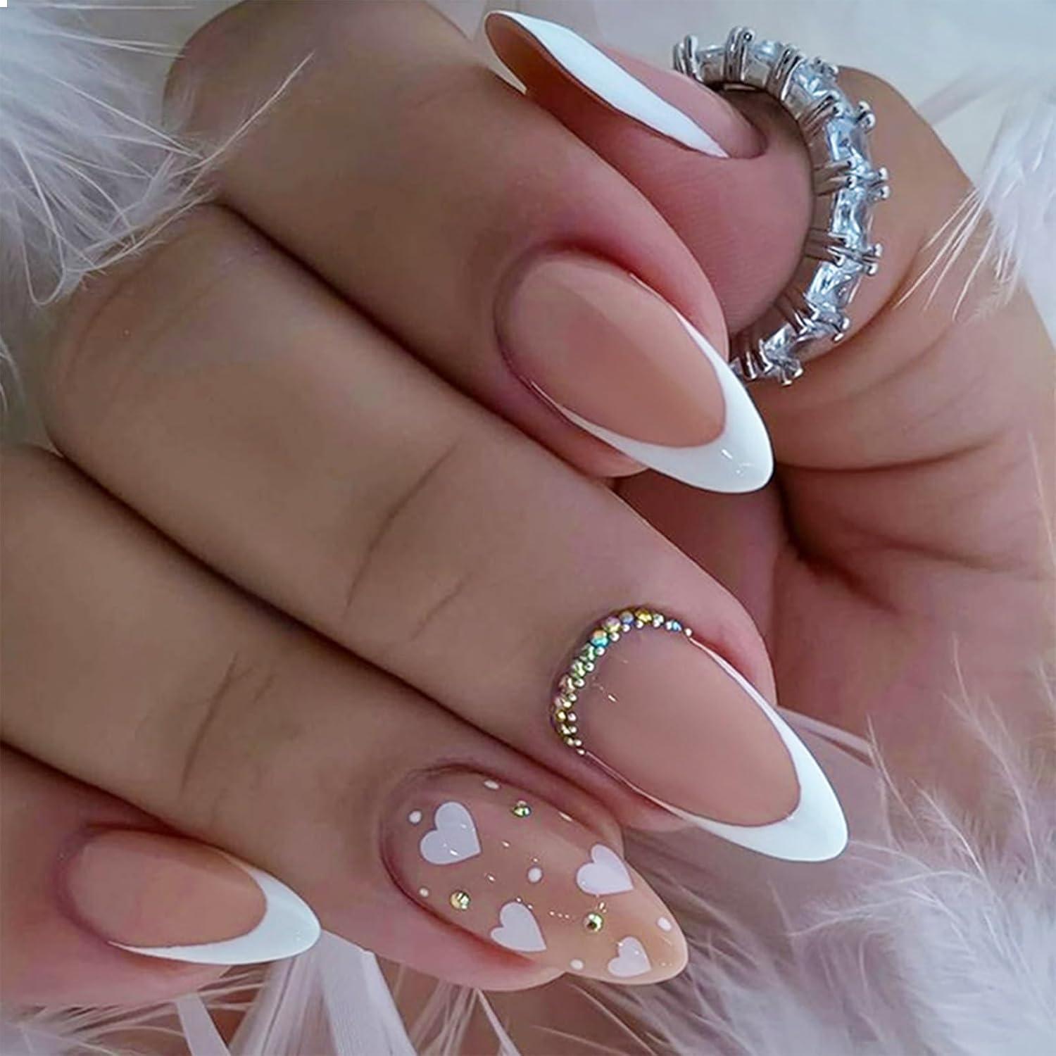 24 Stück Weißer French Tip