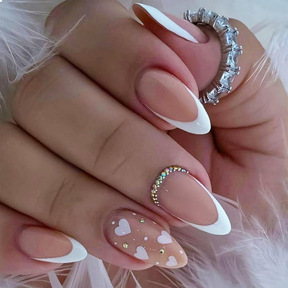 24 Stück Weißer French Tip