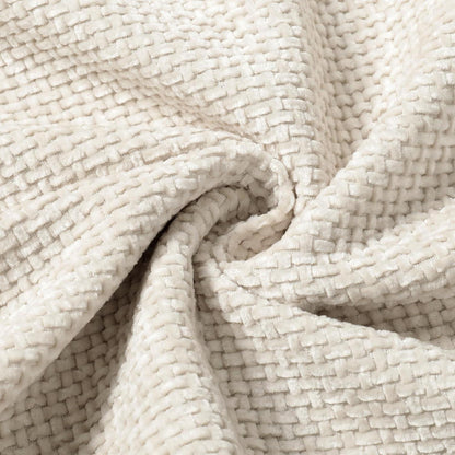 Chenille Kissenbezug 30x50 cm, 2er Set - Beige Dekokissen