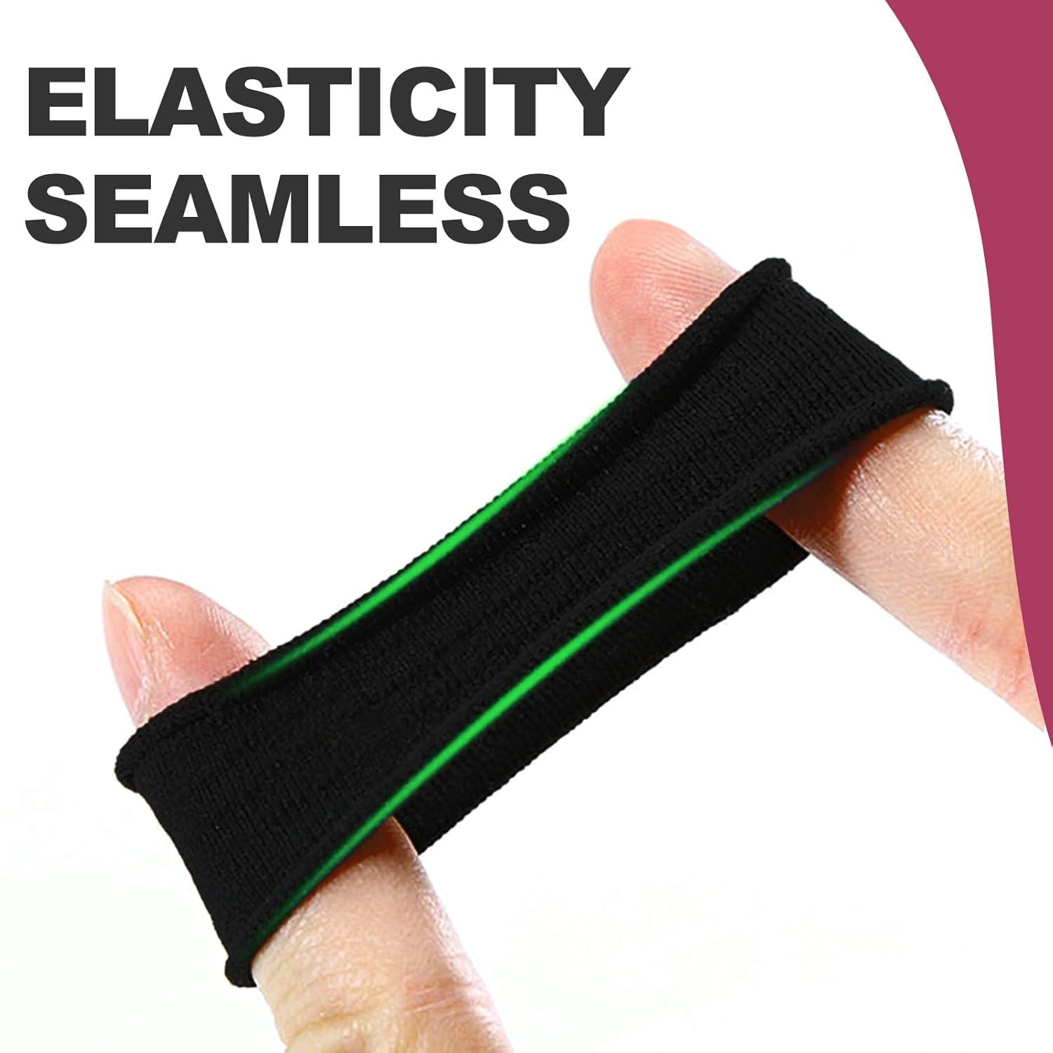 50 Stück Haargummi Damen Mädchen Schwarz 8mm Zopfgummi Herren