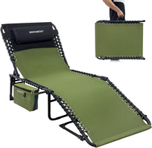 Sonnenliege Campingbett Klappbar 5-Stufig Verstellbar Outdoor 190x59CM