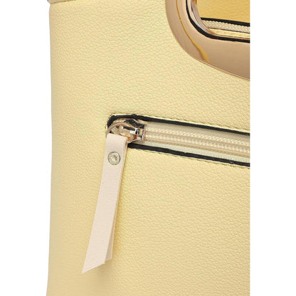 Schwarze Miss Lulu Handtasche Damen Blumen Retro in Lederoptik