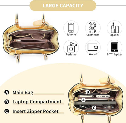 Damen Handtasche Blumen Umhängetasche Elegant Kunstleder Retro