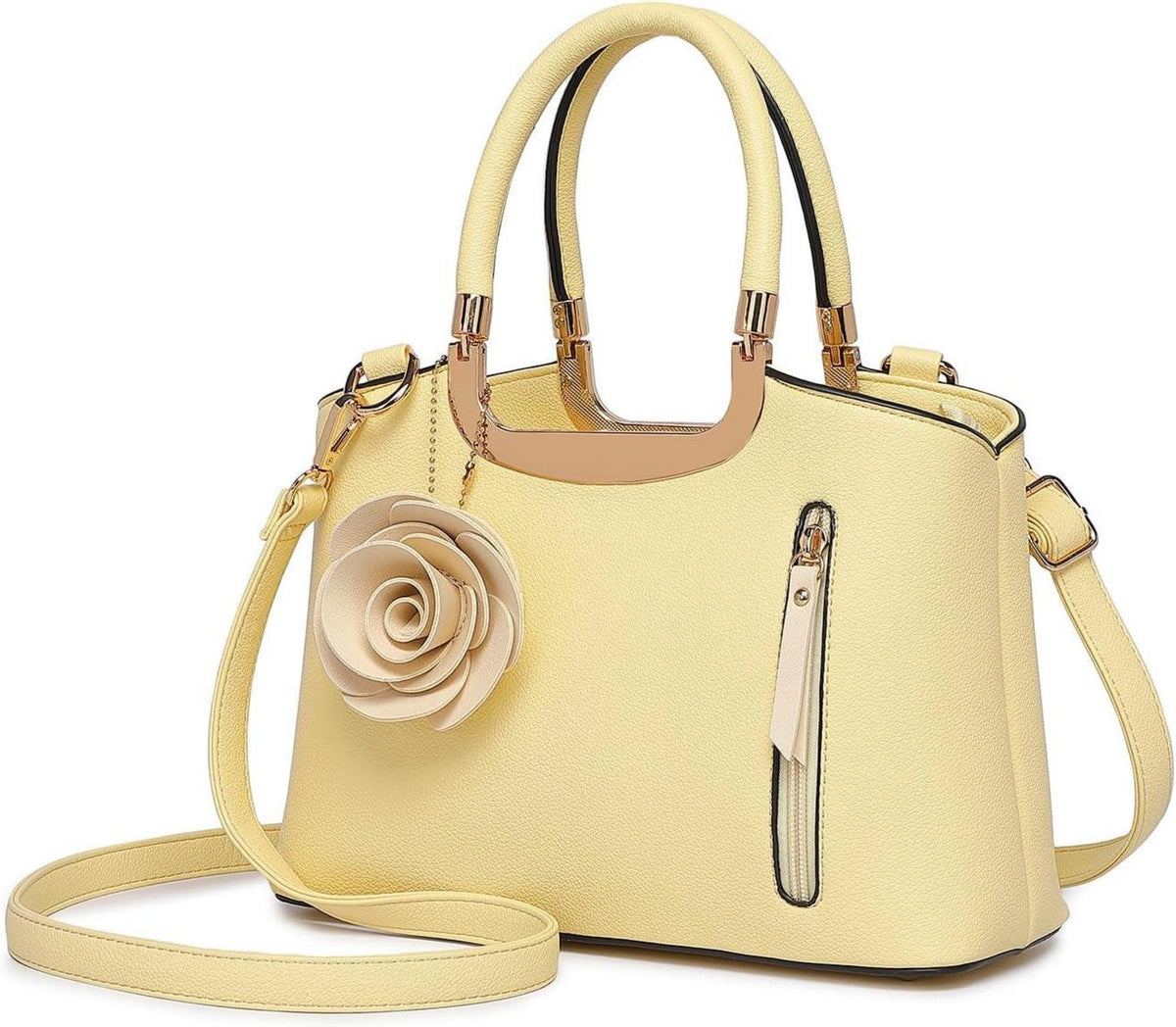 Miss Lulu Damen Handtasche Blumen Henkeltasche Schultertasche Umhängetasche Elegante Retro Tasche