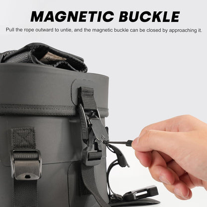 Wasserdichter Motorrad Tankrucksack 8L Universal mit Transparenter Abdeckung