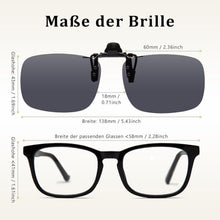 Epavouos Clip-On Polarisierte Sonnenbrille UV400