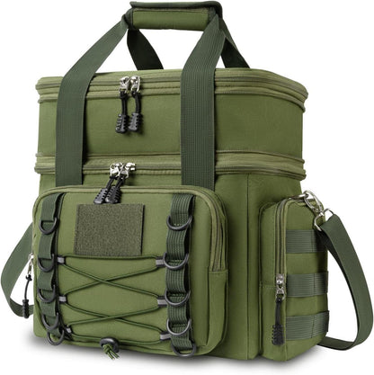 TEUEN Kühltasche 20L Doppeldecker Lunchtasche wasserdicht isoliert mit