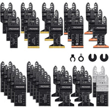 37tlg. Oszillierwerkzeug Sägeblatt Set für Holz & Metall