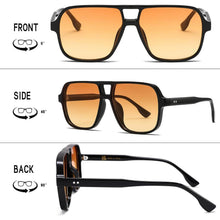 Retro Pilotenbrille Damen Herren - 70er Jahre Vintage Sonnenbrille