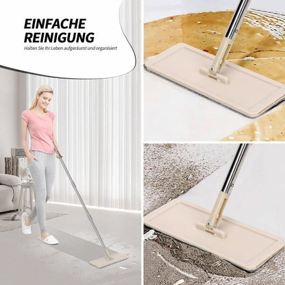 2-in-1 Bodenwischer Set with Eimer & 3 Mikrofiber Pads