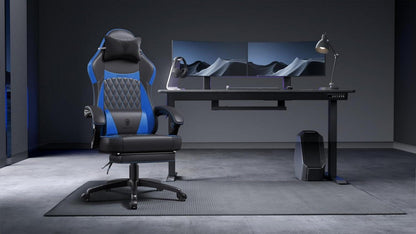 Dowinx Gaming Stuhl mit Lendenwirbelstütze und PU