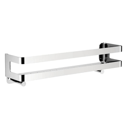 Edelstahl Duschablage mit Haken – Badezimmer Organizer 40cm