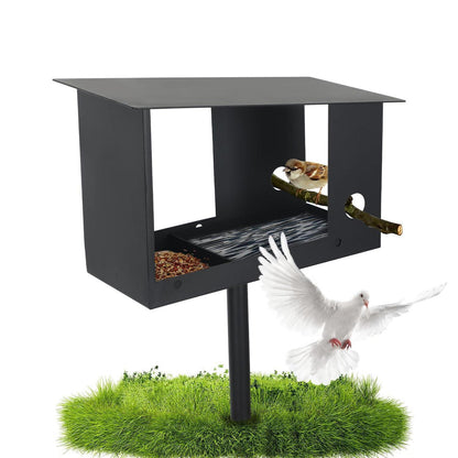 Wetterfestes Vogelhaus mit Ständer – Robust & Schwerlast