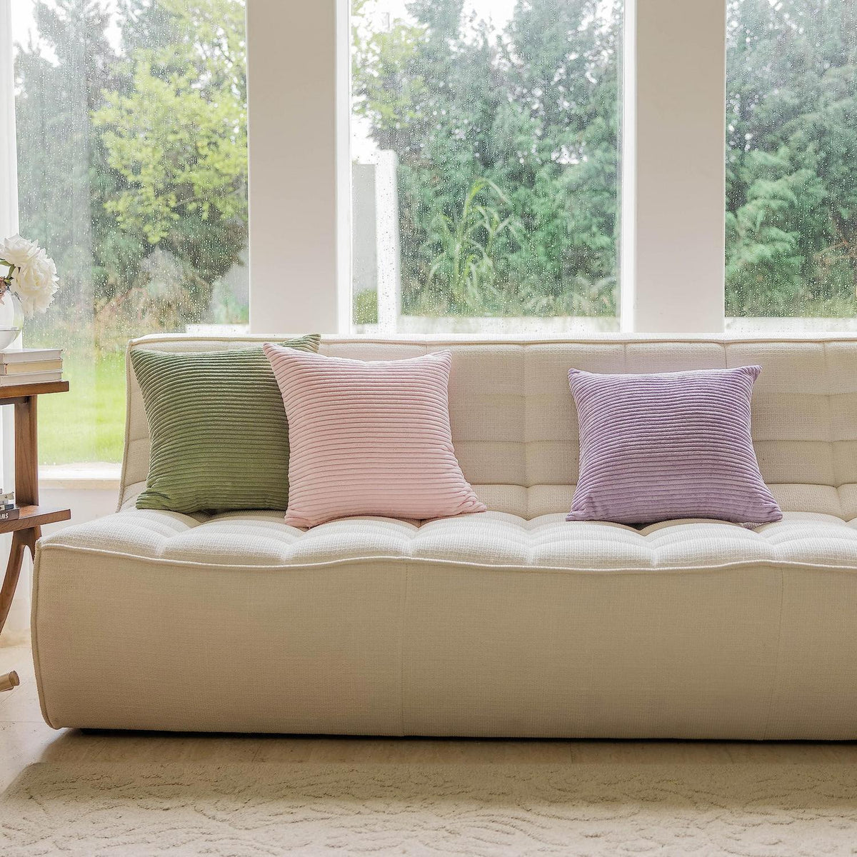 2x Kissenbezug 60x60 Lavendel – Weich & Pflegeleicht