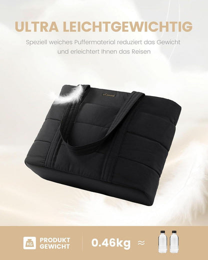 Große Damen Laptoptasche mit 13 Taschen & elastischem Flaschenfach