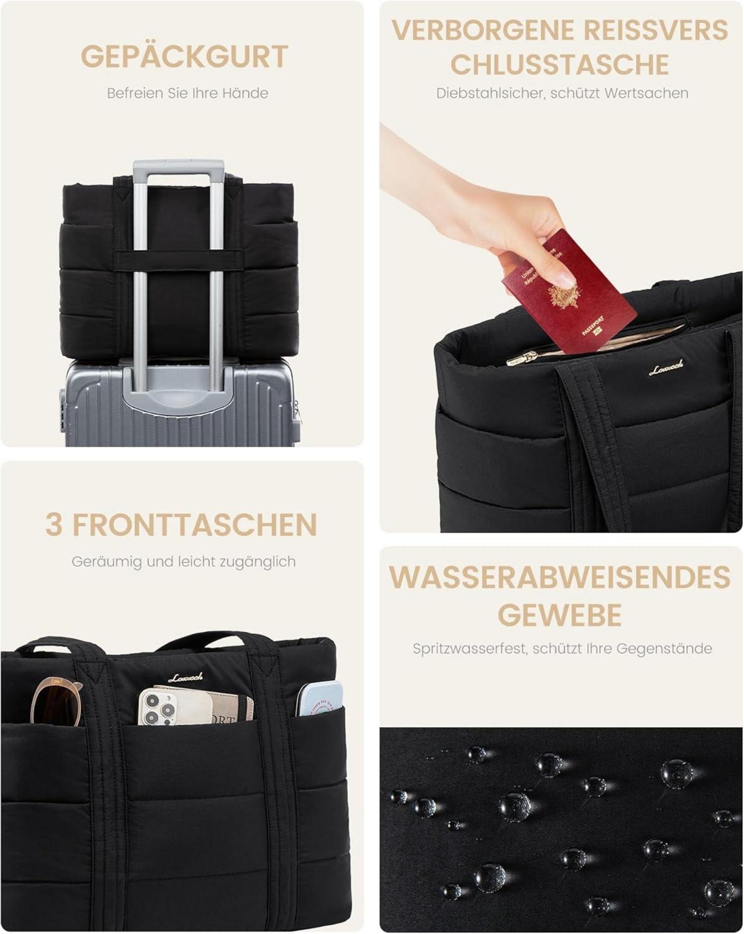 Laptoptasche Damen Große Tote Bag Business Schultertasche Uni