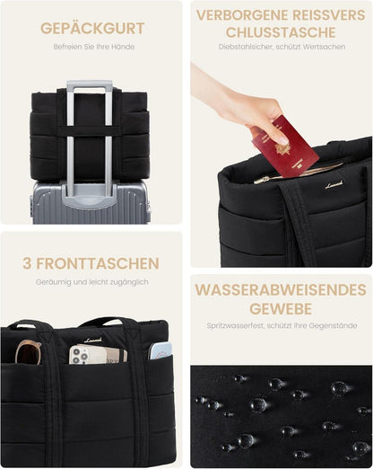 Laptoptasche Damen Große Tote Bag Business Schultertasche Uni