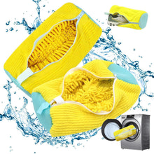 2in1 Schuhwaschbeutel Waschmaschine – 2er Pack mit Zubehör