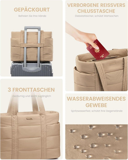 Laptoptasche Damen große Tote Bag Arbeitstasche Schultertasche Uni