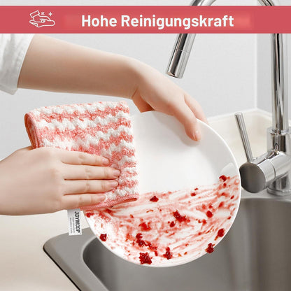 Mikrofaser Reinigungstücher bunt – 18er Pack für Küche & Haushalt