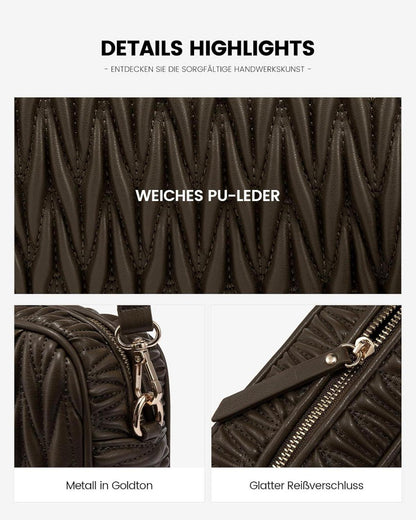 LOVEVOOK Umhängetasche Damen Klein Crossbody Schultertasche Leder