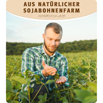 Sojawachs Flocken 10kg für Kerzenherstellung, Premium Bio