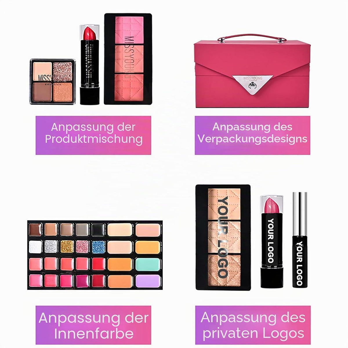 Professionelles Make-up Set für Frauen – Komplettes Geschenkset