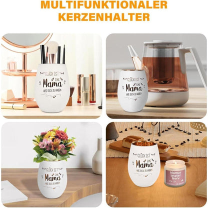 40. Geburtstag Geschenkset für Frauen mit Windlicht & Kerze