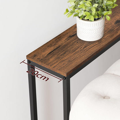 Konsolentisch mit Ladestation 200 cm schmal USB-Anschlüsse