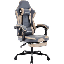 Ergonomischer Gaming Chair mit Fußstütze und