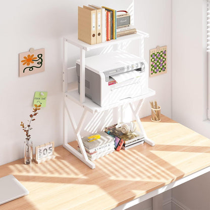 3-Ebene Druckerständer Druckerregal Schreibtisch Organizer