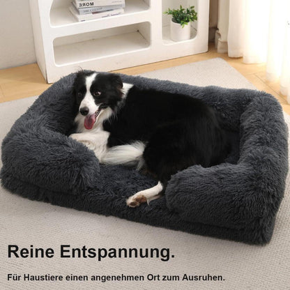 Orthopädisches Hundebett mit Eierkarton-Schaum (Beige, XL)