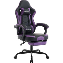 Ergonomischer Gaming Stuhl mit Fußstütze und