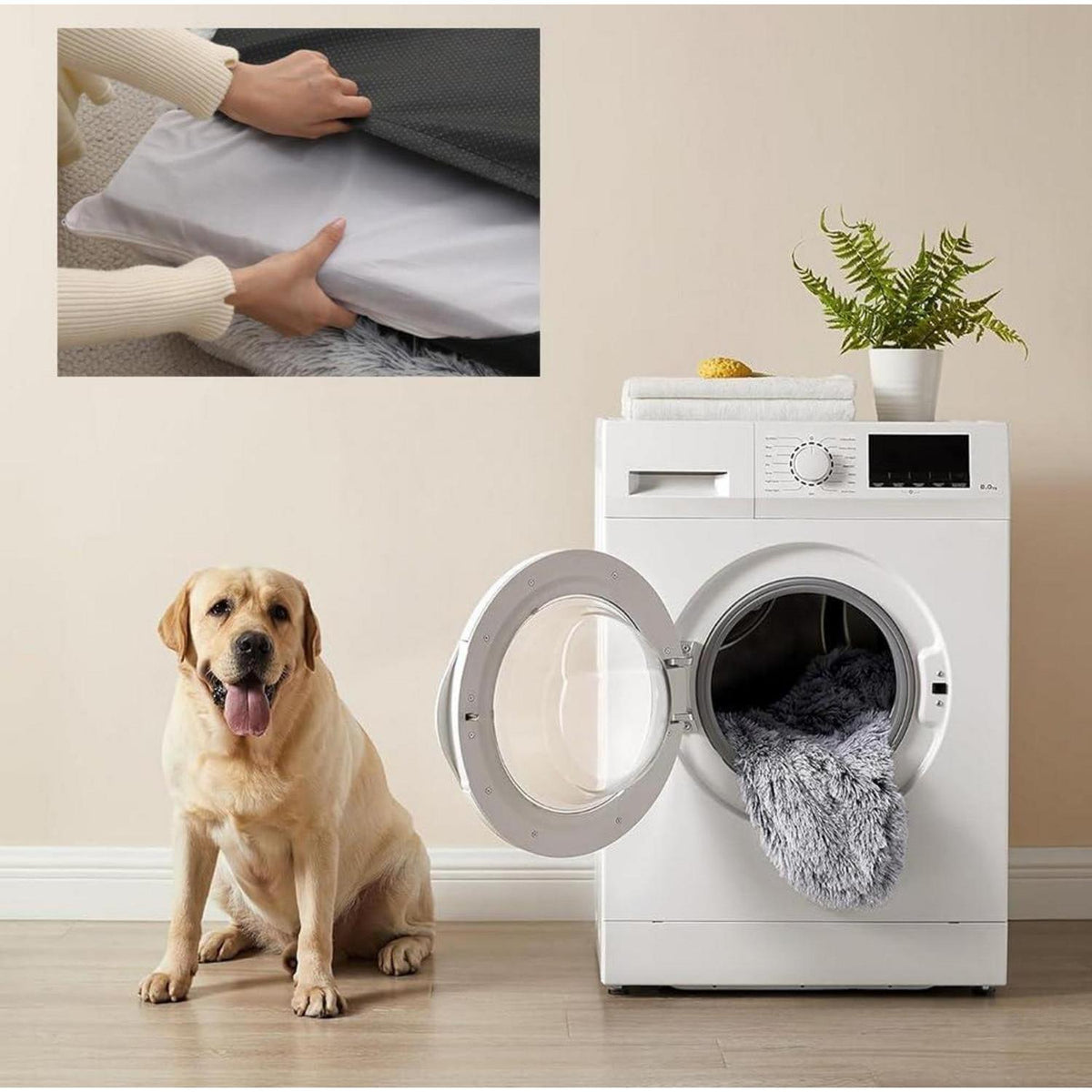Orthopädisches Hundebett mit Eierkarton-Schaum (XXL)