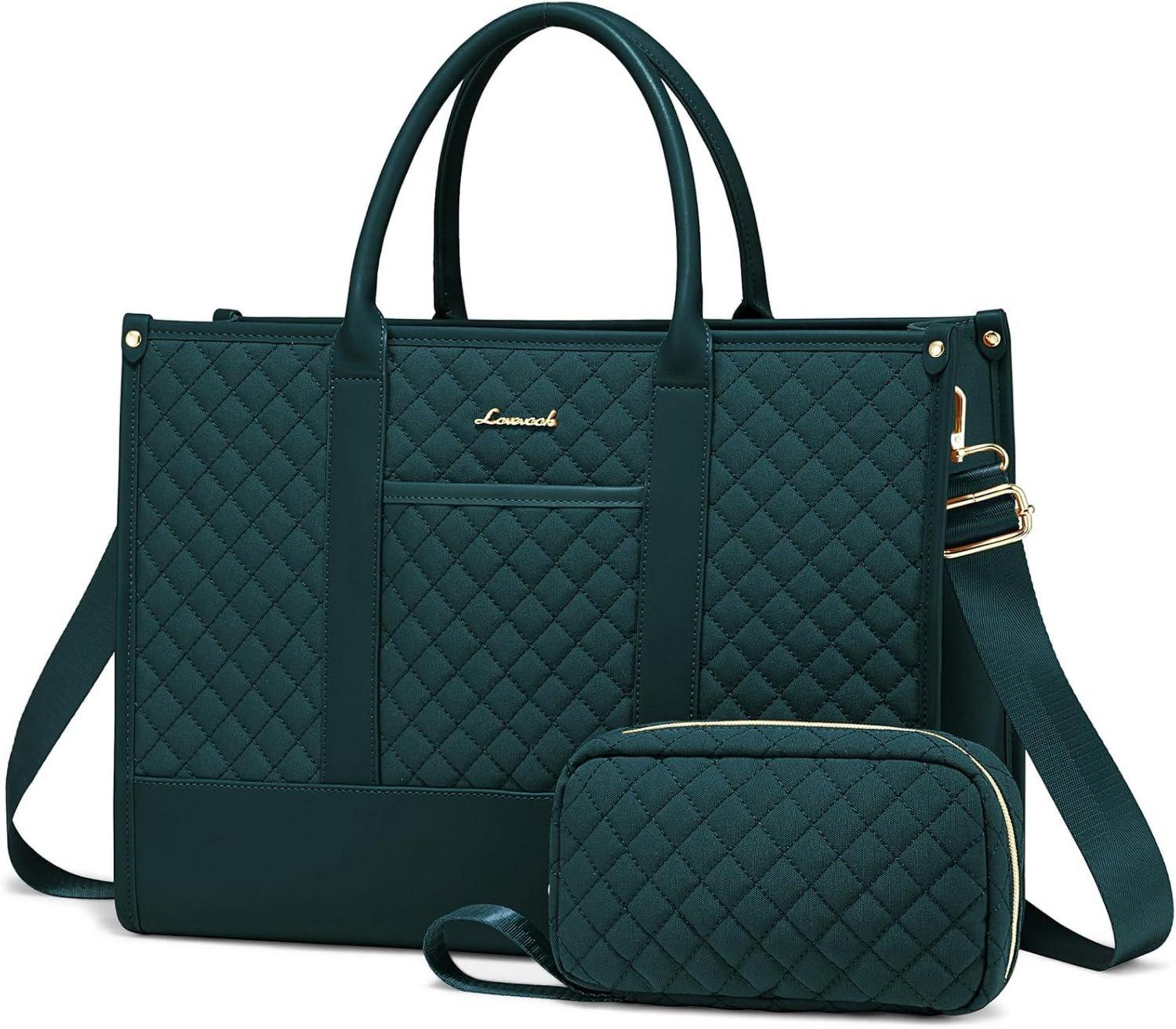 Laptoptasche Damen 15,6 Zoll Wasserdicht Handtasche Groß mit